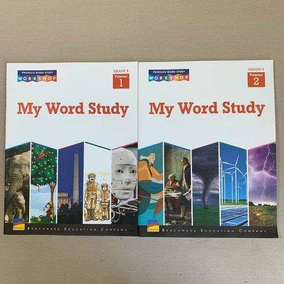 Homeschool Benchmark Education Phonics My Word Study Workshop Grade 4 Vol 1&2 - Picture 1 of 13